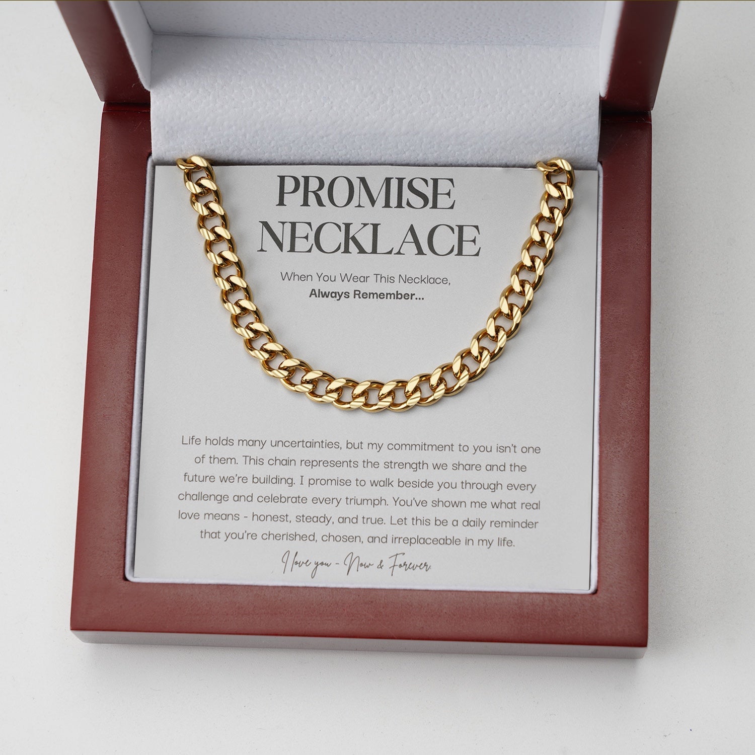 Prom™ | Silberne Versprechen Halskette