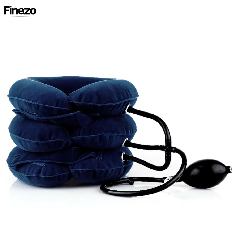 QuickRelief™ | Aufblasbares Hals - Traktionskissen | 50% RABATT - Finezo.de