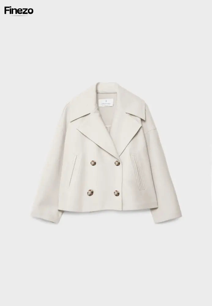 Riva™ | Kurze Doppelreiher-Jacke | 50% RABATT