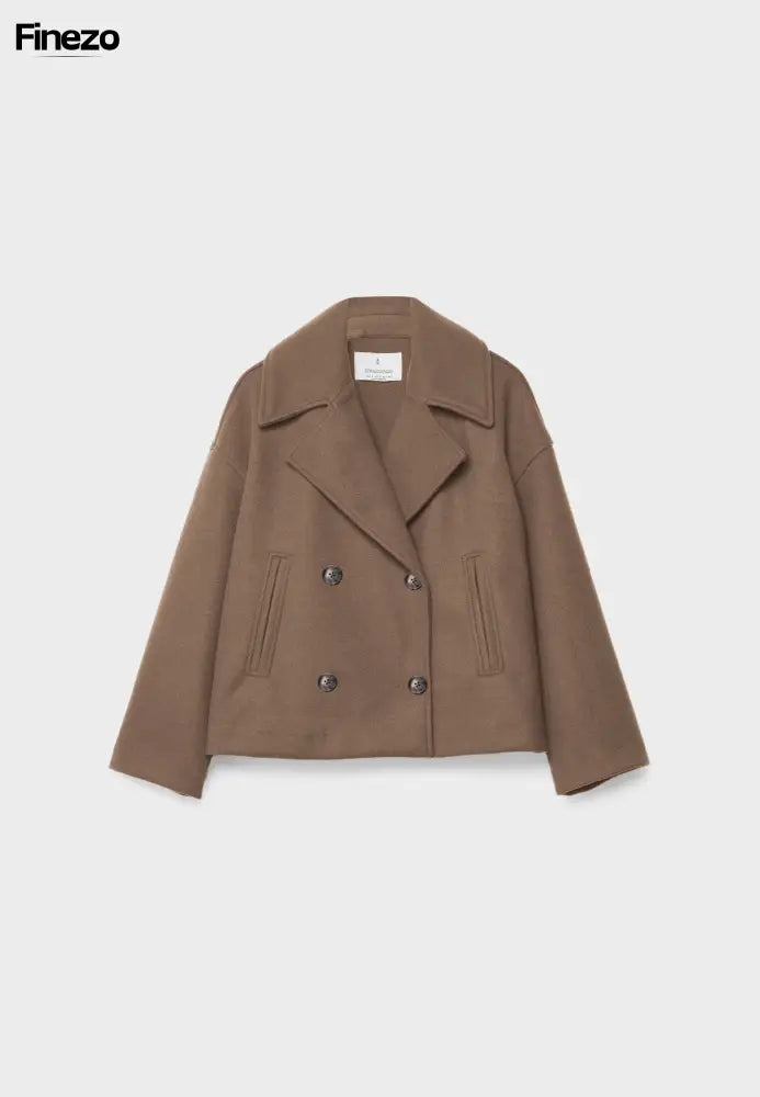 Riva™ | Kurze Doppelreiher-Jacke | 50% RABATT