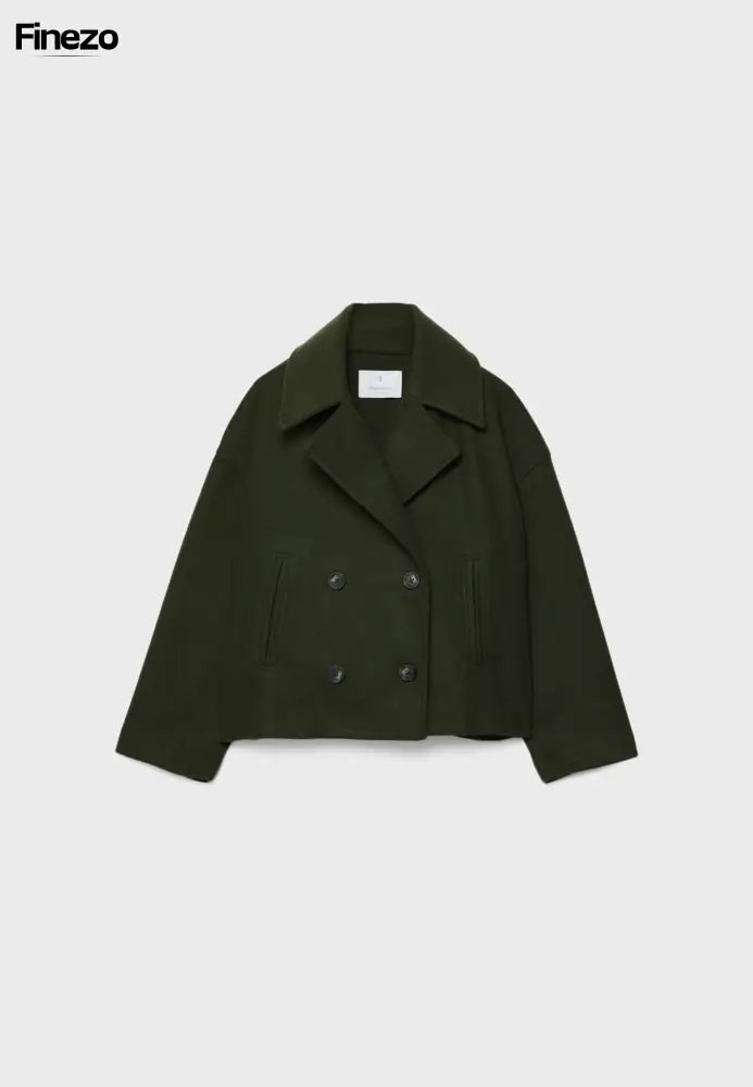 Riva™ | Kurze Doppelreiher-Jacke | 50% RABATT