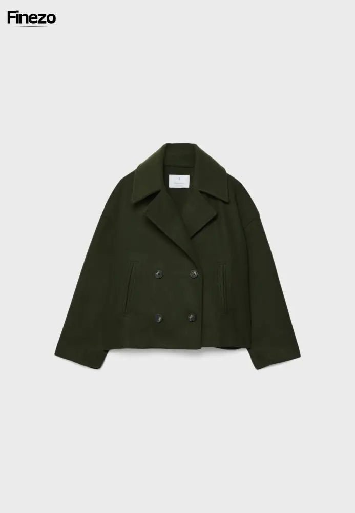 Riva™ | Kurze Doppelreiher - Jacke | 50% RABATT - Finezo.de