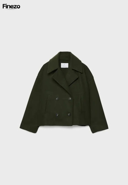 Riva™ | Kurze Doppelreiher - Jacke | 50% RABATT - Finezo.de
