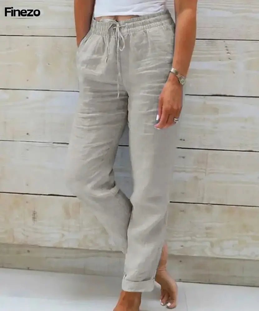 Rosanne™ | Dehnbare Leichte Hose | 1+1 GRATIS - Finezo.de