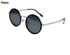 SolarEdge™ | Handgefertigte Sonnenbrille mit einstellbarem Lichtschutz und UV-Schutz Vibe - Silber [47mm]
