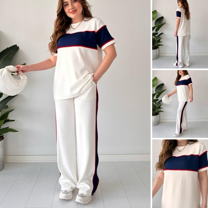 Divina™ | Tweedelig colour block trainingspak voor dames