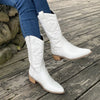 Grace™ | elegante metallische Cowboy-Stiefel | 50% RABATT