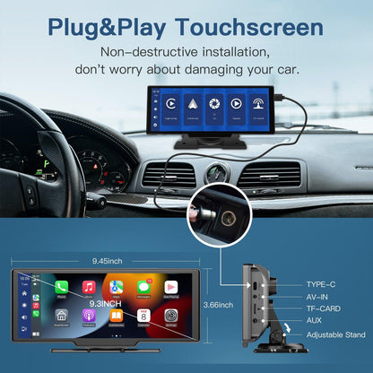 Visionplay™ | 10,25 Zoll IPS CarPlay & Android Auto Touchscreen | 50% RABATT - Finezo.de