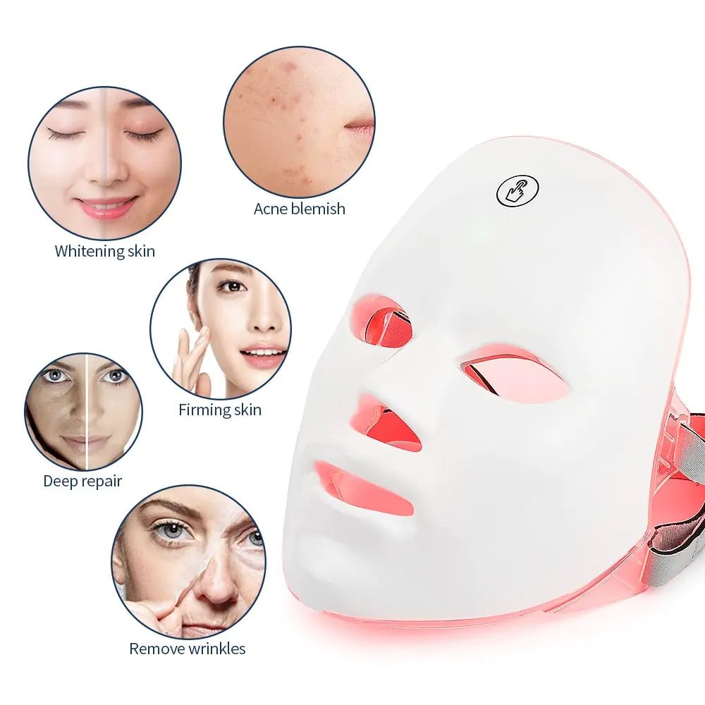 Aura Glow™ | USB Lade - LED - Gesichtsmaske - Finezo.de