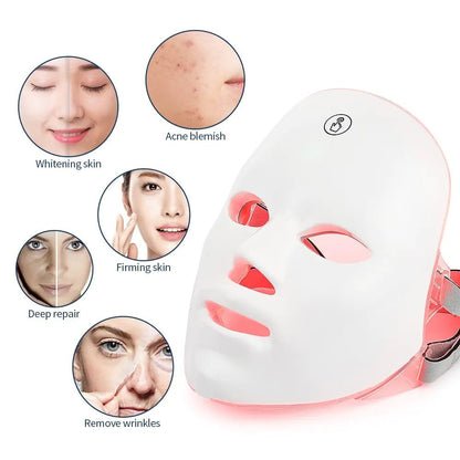 Aura Glow™ | USB Lade - LED - Gesichtsmaske - Finezo.de